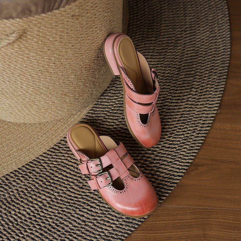 Anna-Berg | Leather Mules