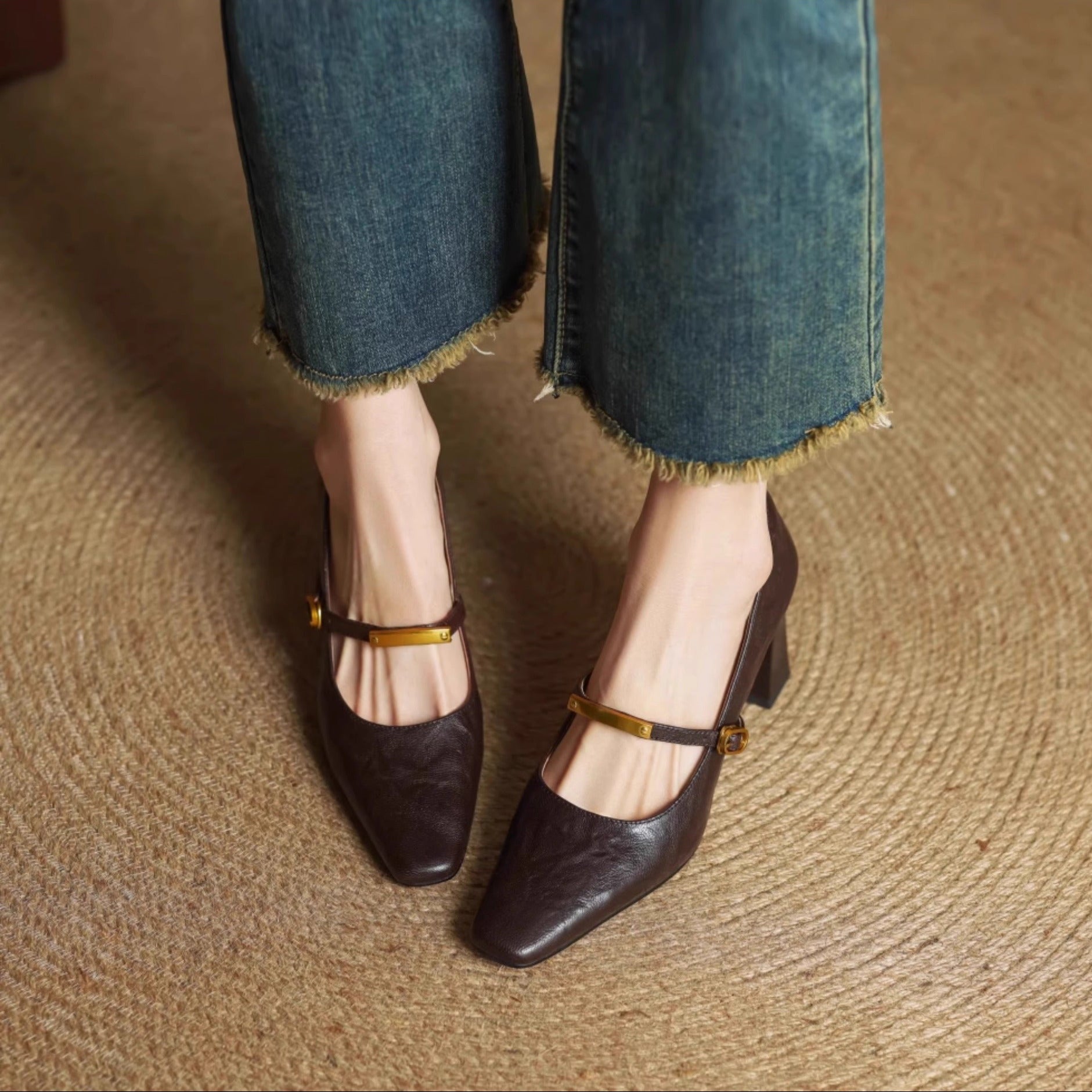 Anna-Berg | Genuine Leather Heels