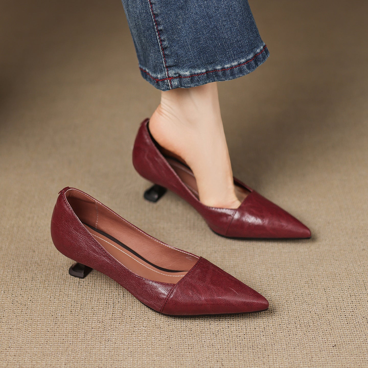 Anna-Berg | Genuine Leather Heels