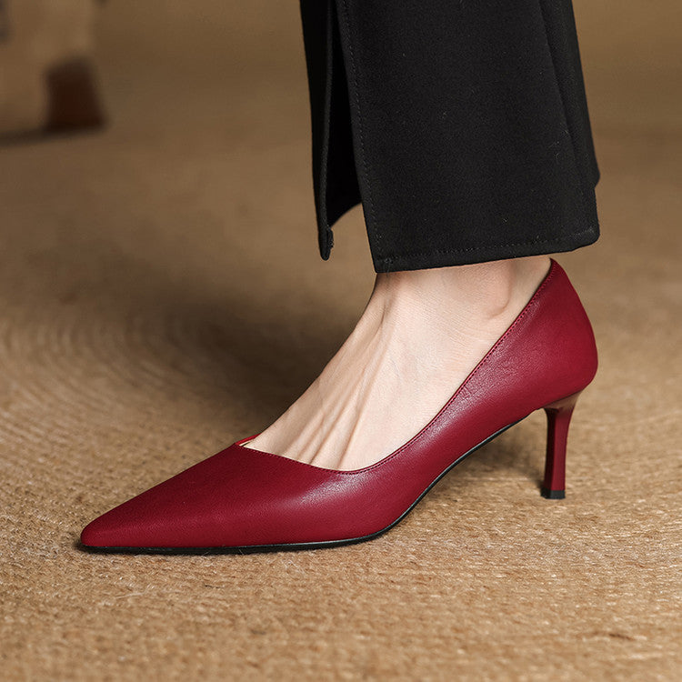 Anna-Berg | Genuine Leather Heels