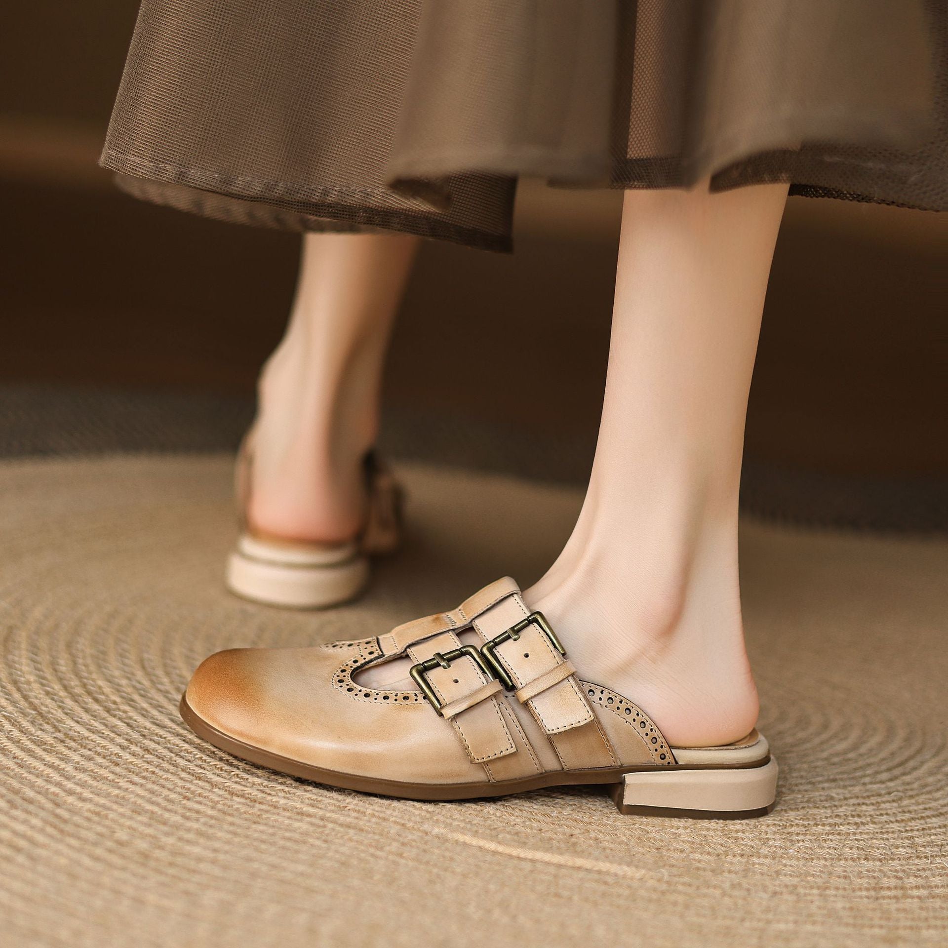 Anna-Berg | Leather Mules