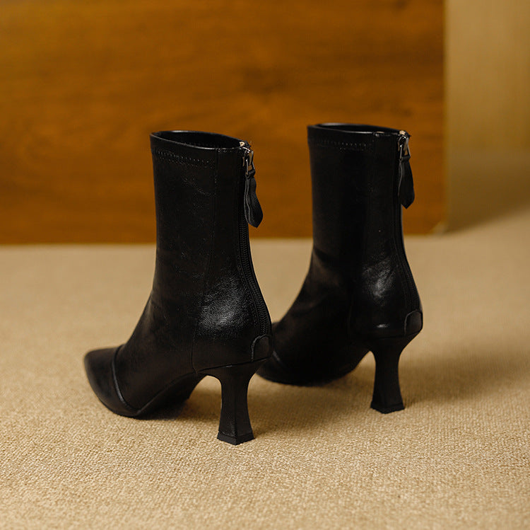 Anna-Berg | Leather Ankle Boots