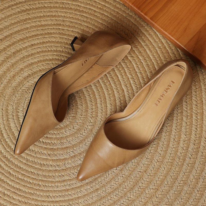 Anna-Berg | Genuine Leather Heels