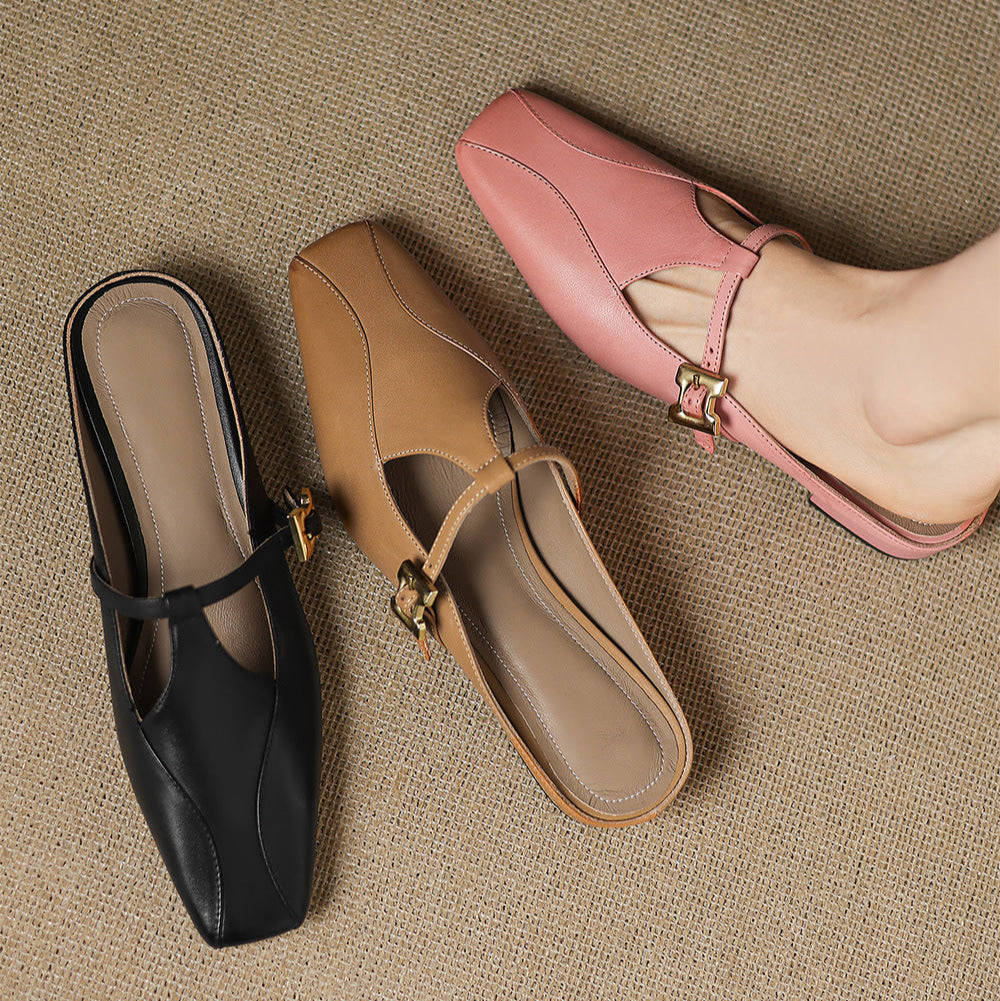Anna-Berg | Leather Mules