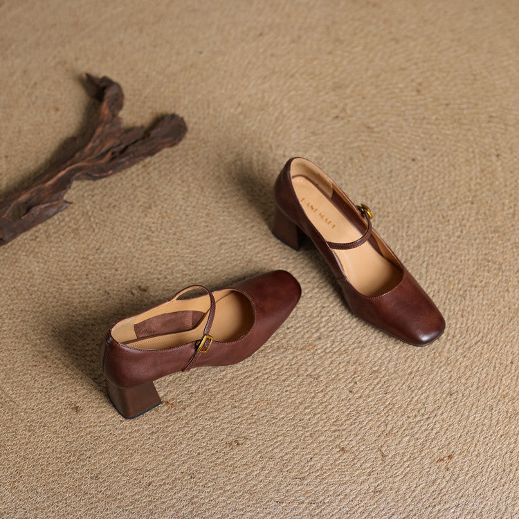 Anna-Berg | Genuine Leather Heels
