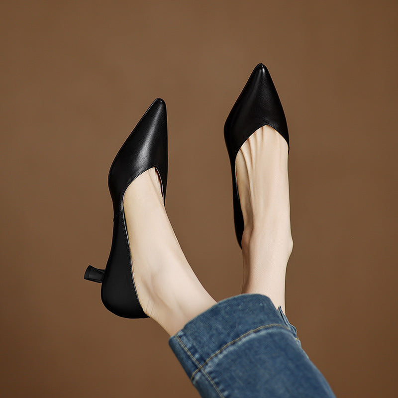 Anna-Berg | Genuine Leather Heels
