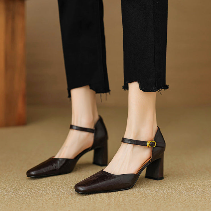 Anna-Berg | Genuine Leather Heels