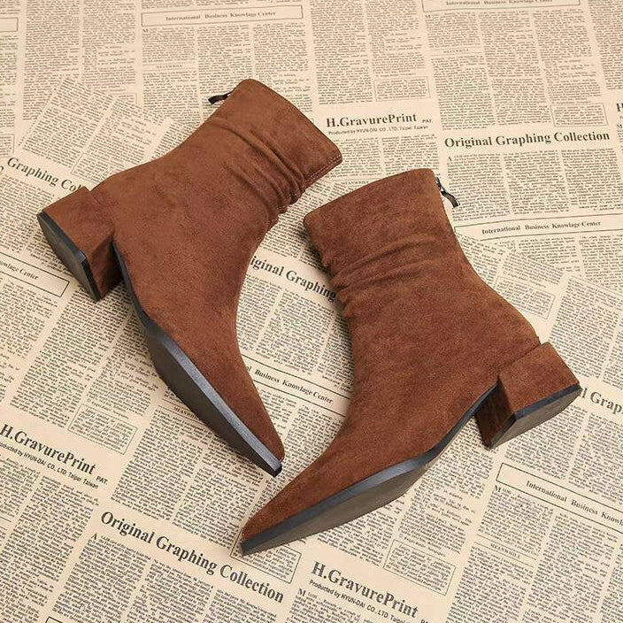 Anna-Berg | Leather Ankle Boots