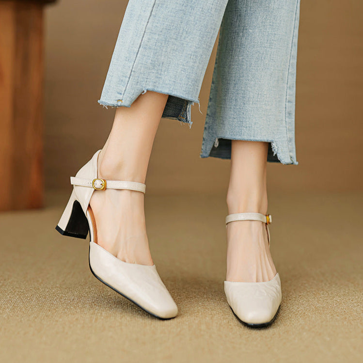 Anna-Berg | Genuine Leather Heels