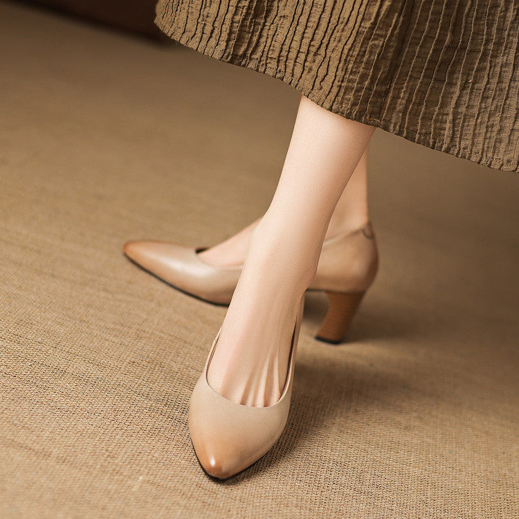 Anna-Berg | Genuine Leather Heels