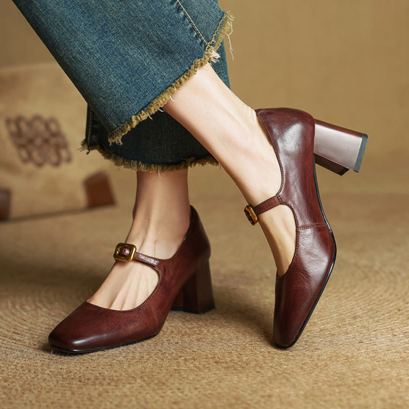 Anna-Berg | Genuine Leather Heels