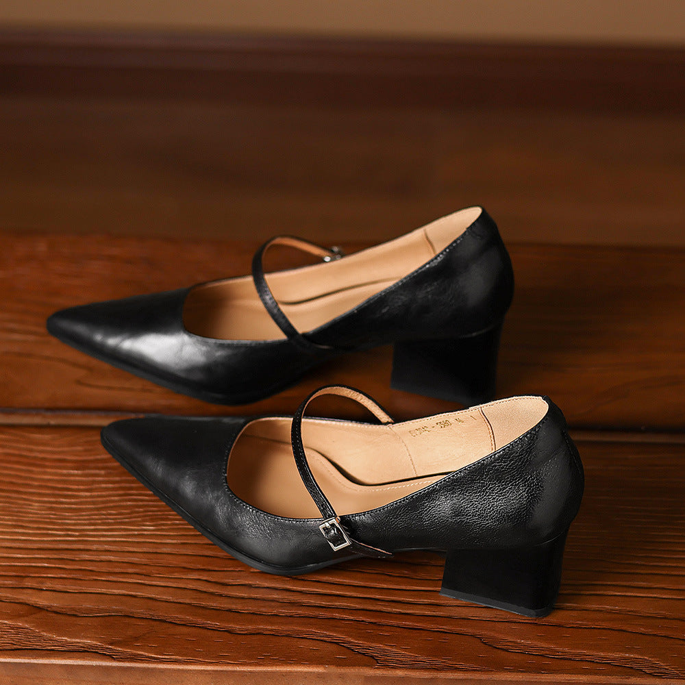 Anna-Berg | Genuine Leather Heels