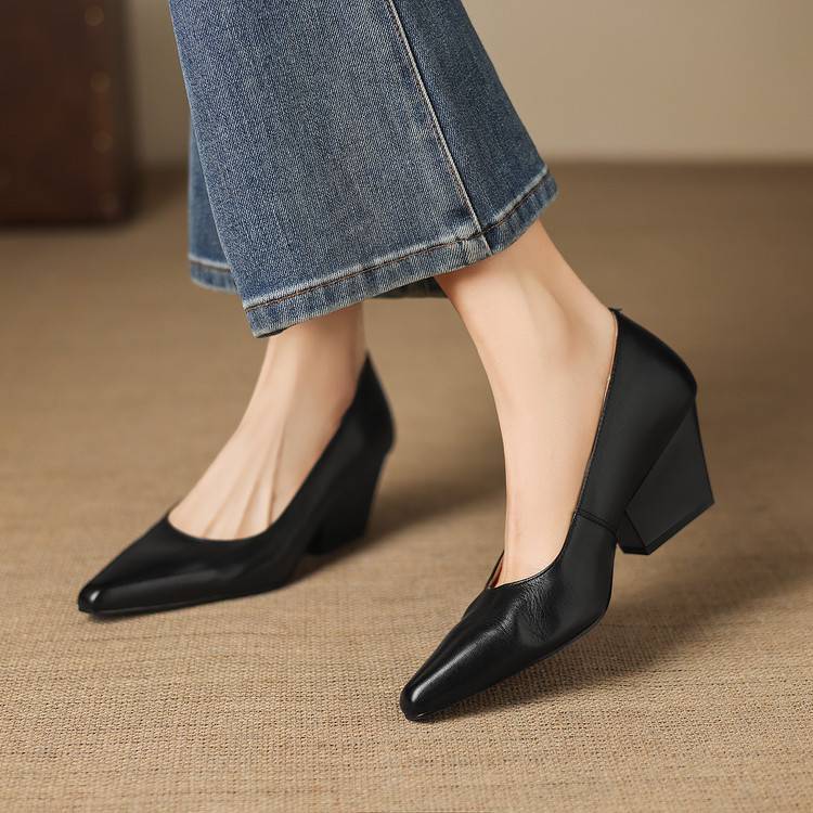 Anna-Berg | Genuine Leather Heels