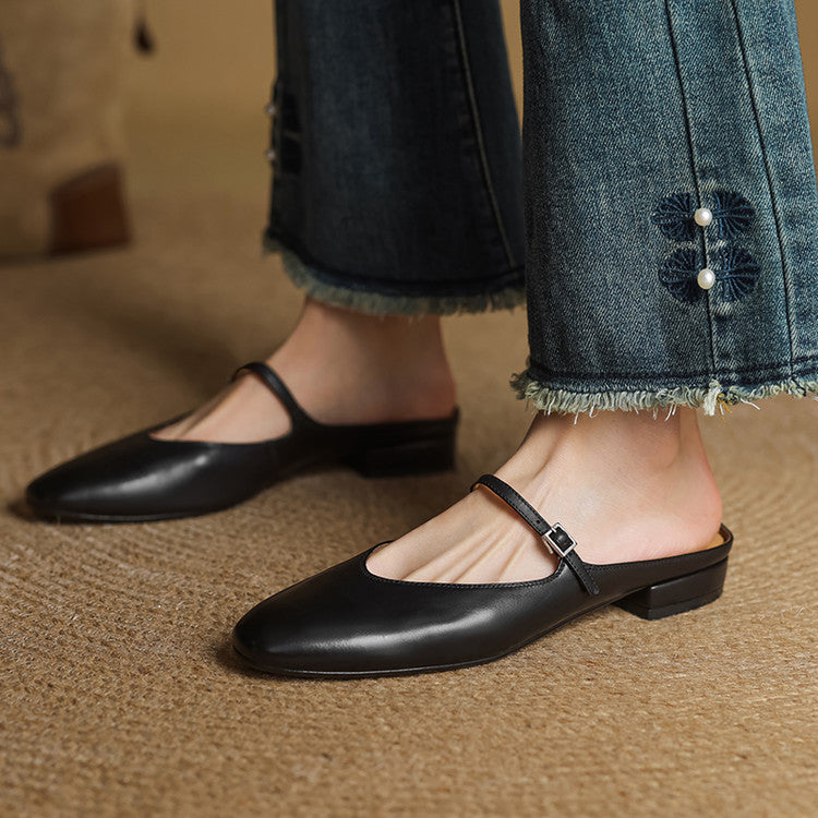 Anna-Berg | Genuine Leather Mules