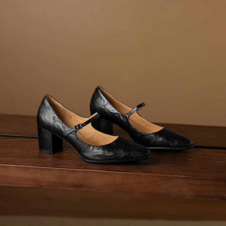 Anna-Berg | Genuine Leather Heels