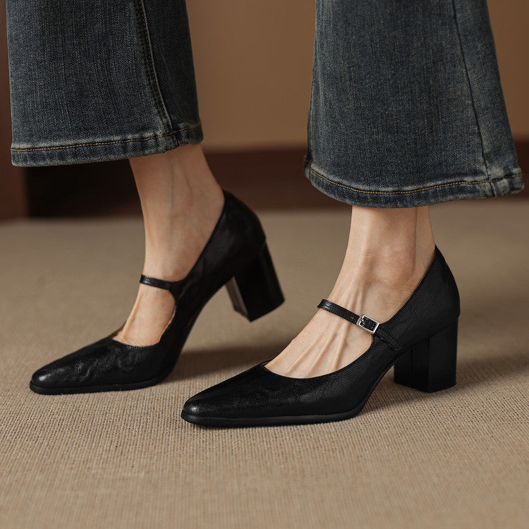 Anna-Berg | Genuine Leather Heels