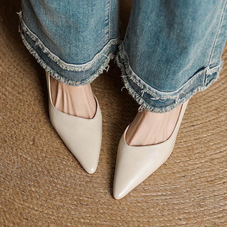 Anna-Berg | Genuine Leather Heels