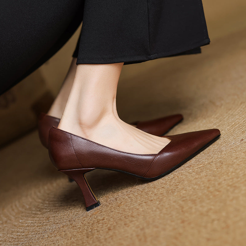 Anna-Berg | Genuine Leather Heels