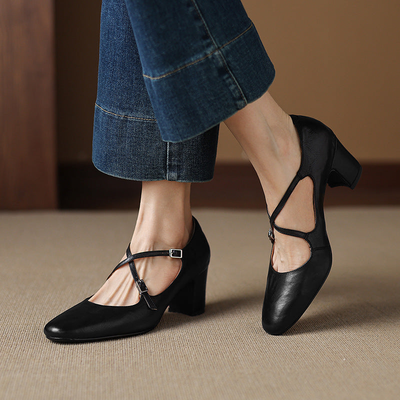 Anna-Berg | Genuine Leather Heels