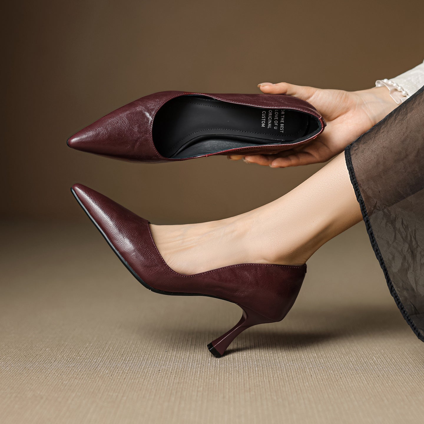 Anna-Berg | Genuine Leather Heels
