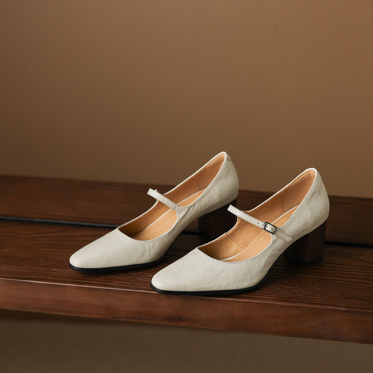 Anna-Berg | Genuine Leather Heels