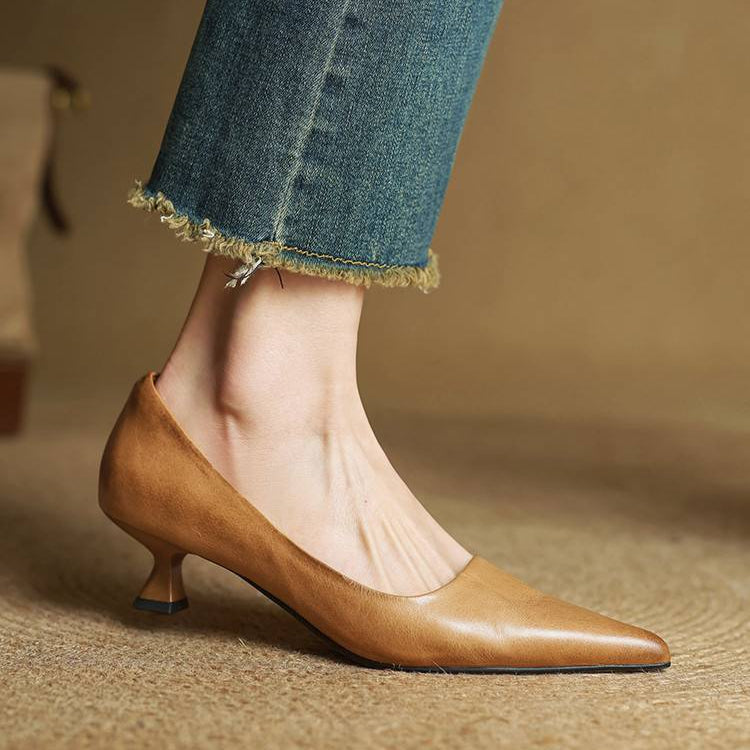 Anna-Berg | Genuine Leather Heels