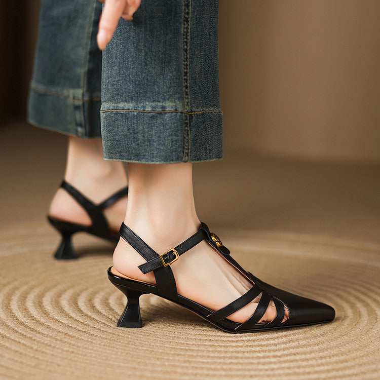 Anna-Berg | Genuine Leather Heels