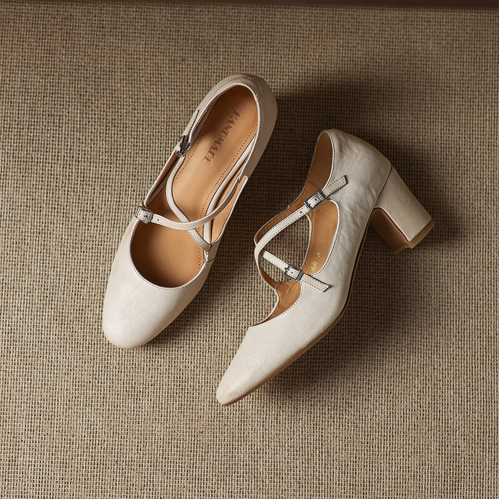 Anna-Berg | Genuine Leather Heels