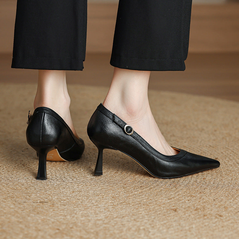 Anna-Berg | Genuine Leather Heels