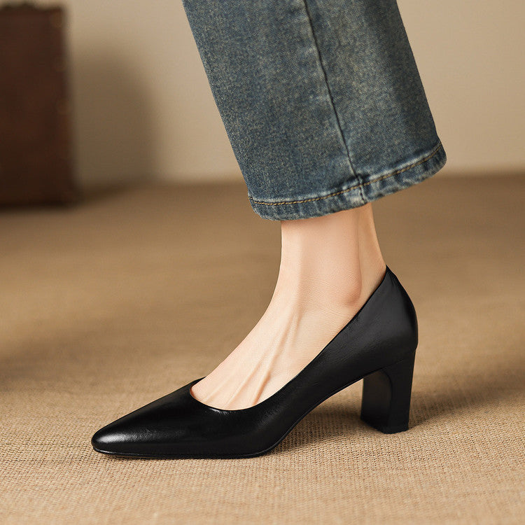 Anna-Berg | Genuine Leather Heels