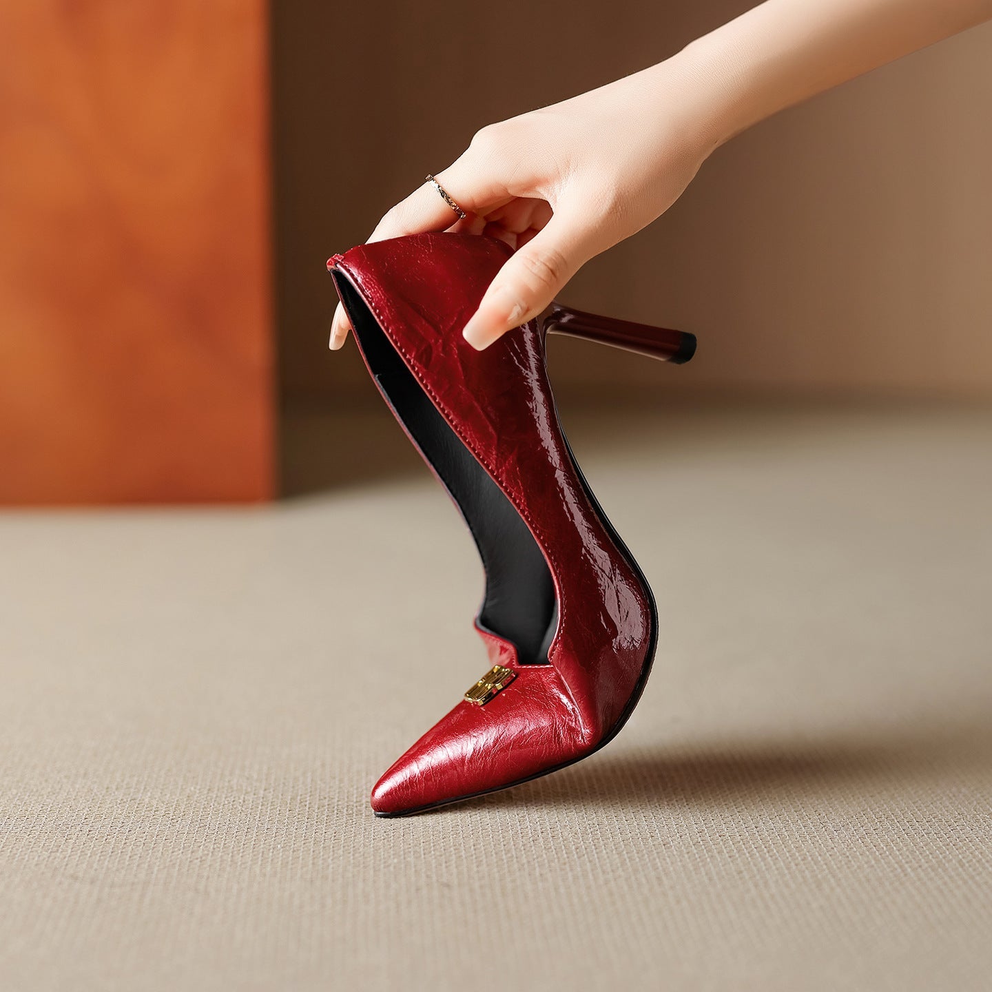 Anna-Berg | Leather Heels