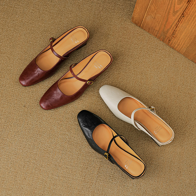 Anna-Berg | Genuine Leather Mules