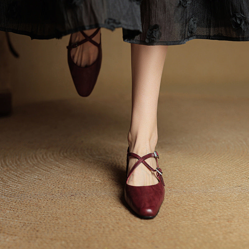 Anna-Berg | Genuine Leather Flats