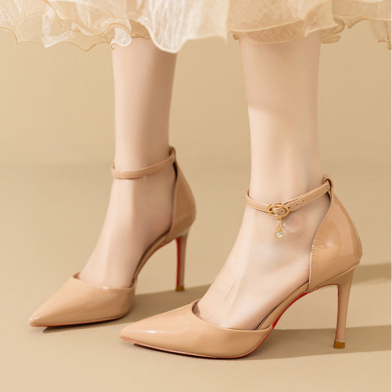 Anna-Berg | Elegant Pointed Toe Heels in Leather