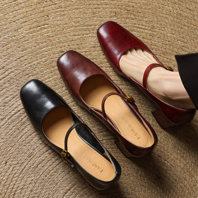 Anna-Berg | Genuine Leather Heels
