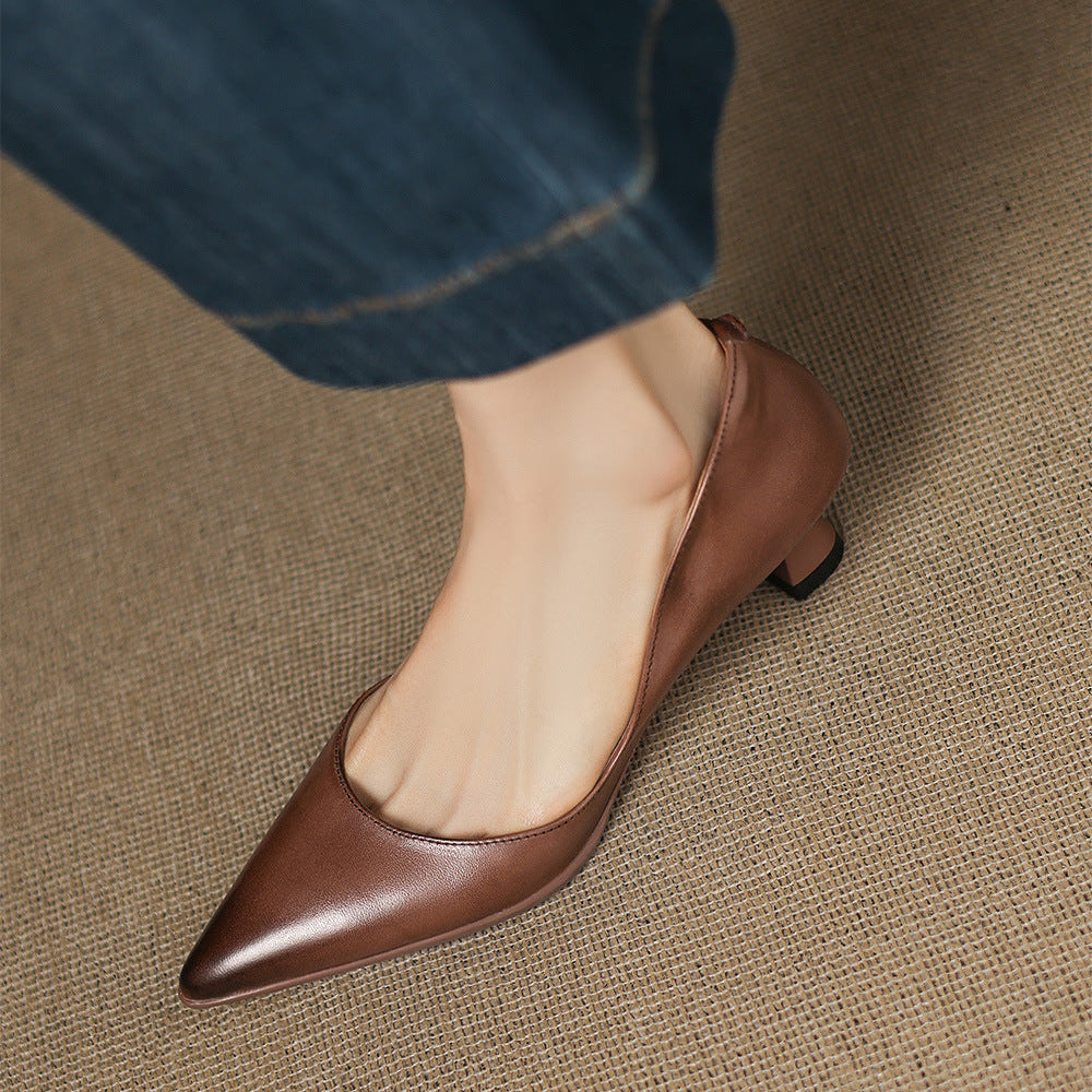 Anna-Berg | Leather Heels