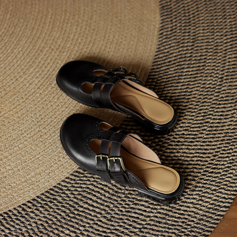 Anna-Berg | Leather Mules
