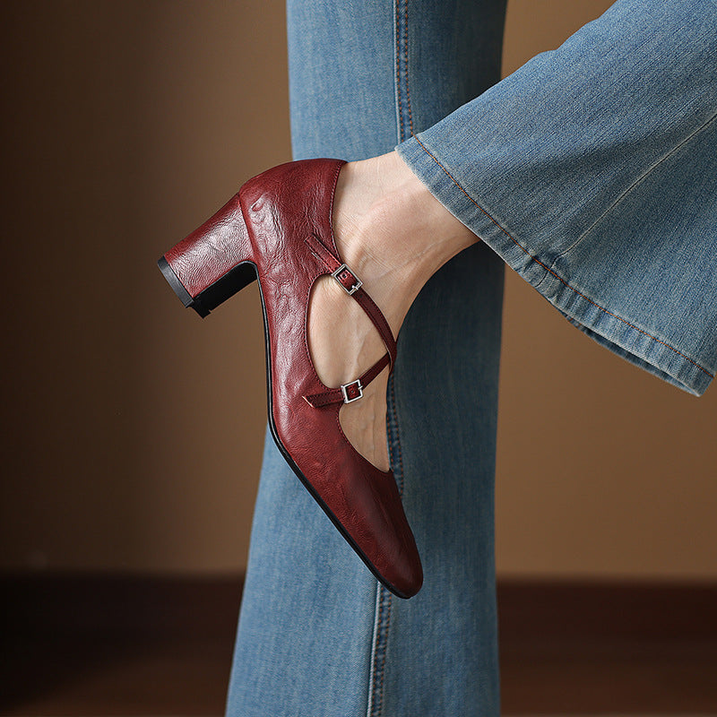 Anna-Berg | Genuine Leather Heels