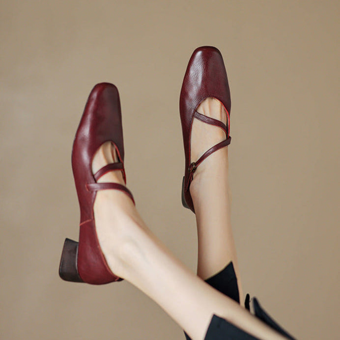 Anna-Berg | Genuine Leather Heels