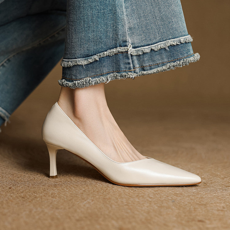 Anna-Berg | Genuine Leather Heels