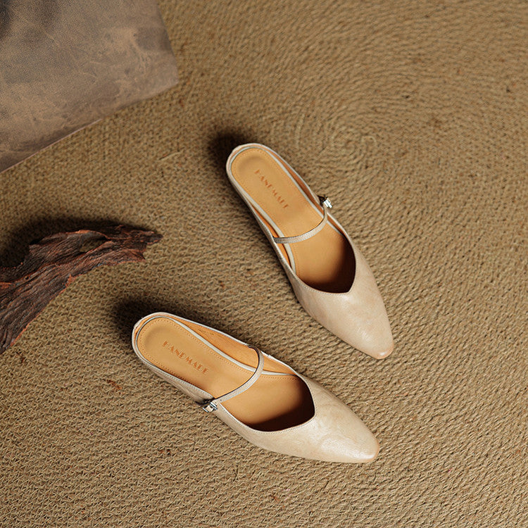 Anna-Berg | Mules + Genuine Leather