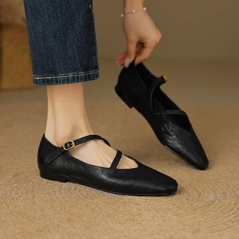Anna-Berg | Genuine Leather Flats