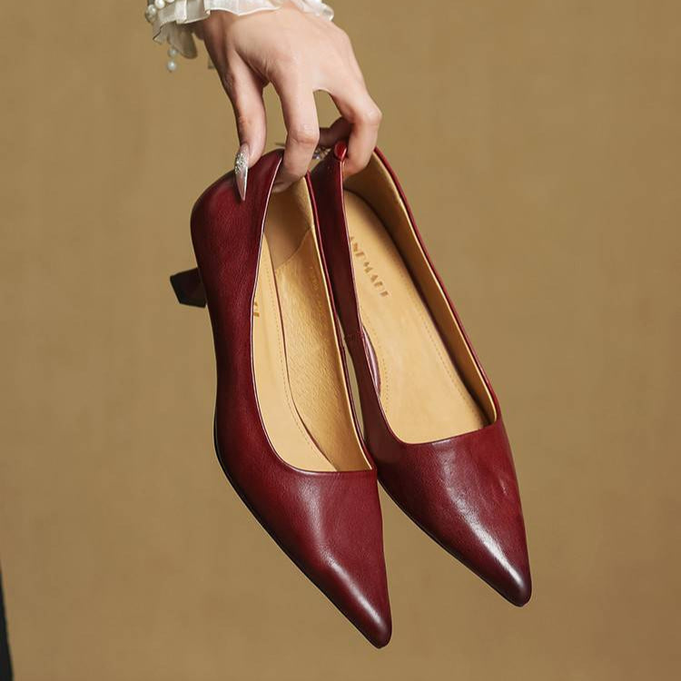 Anna-Berg | Genuine Leather Heels