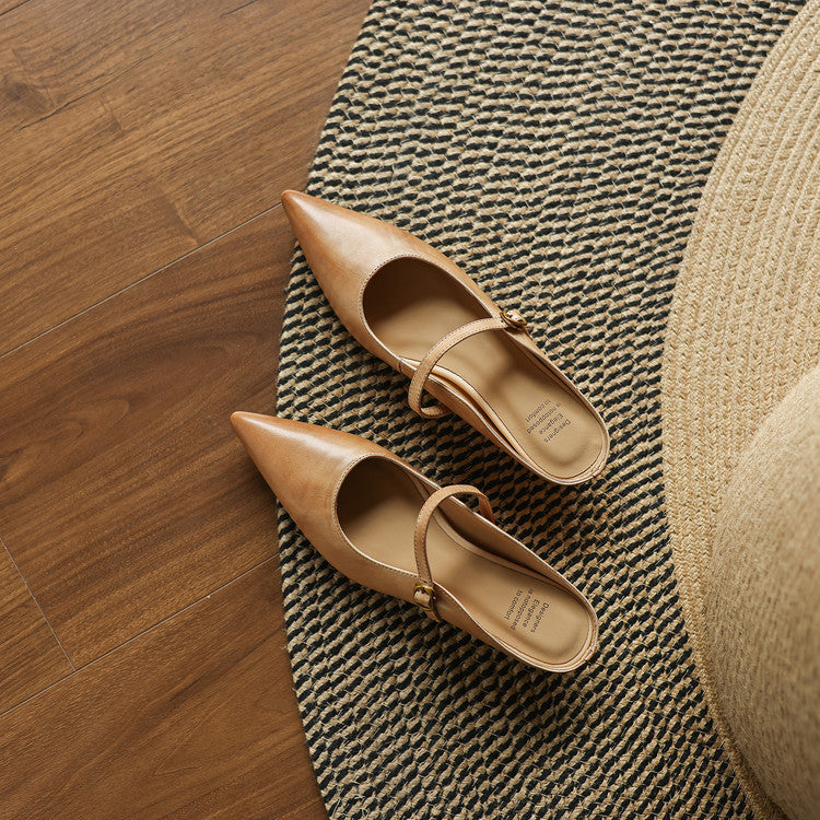 Anna-Berg | Genuine Leather Mules