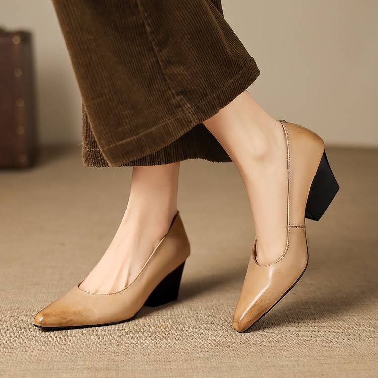 Anna-Berg | Genuine Leather Heels