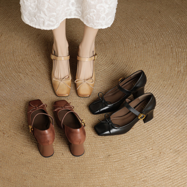 Anna-Berg | Genuine Leather Heels