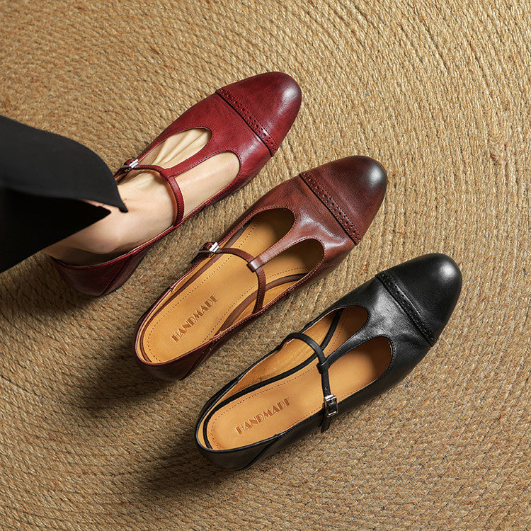 Anna-Berg | Genuine Leather Flats