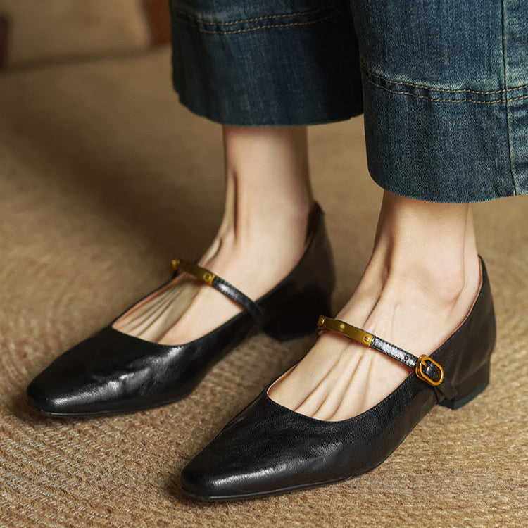 Anna-Berg | Merlot Leather Pumps