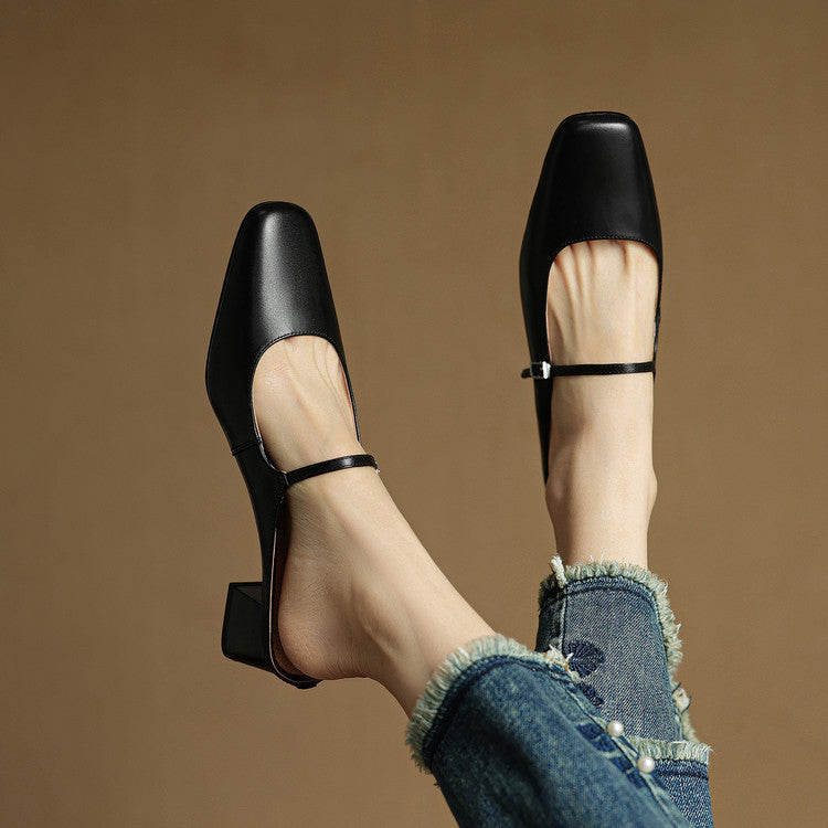 Anna-Berg | Genuine Leather Mules