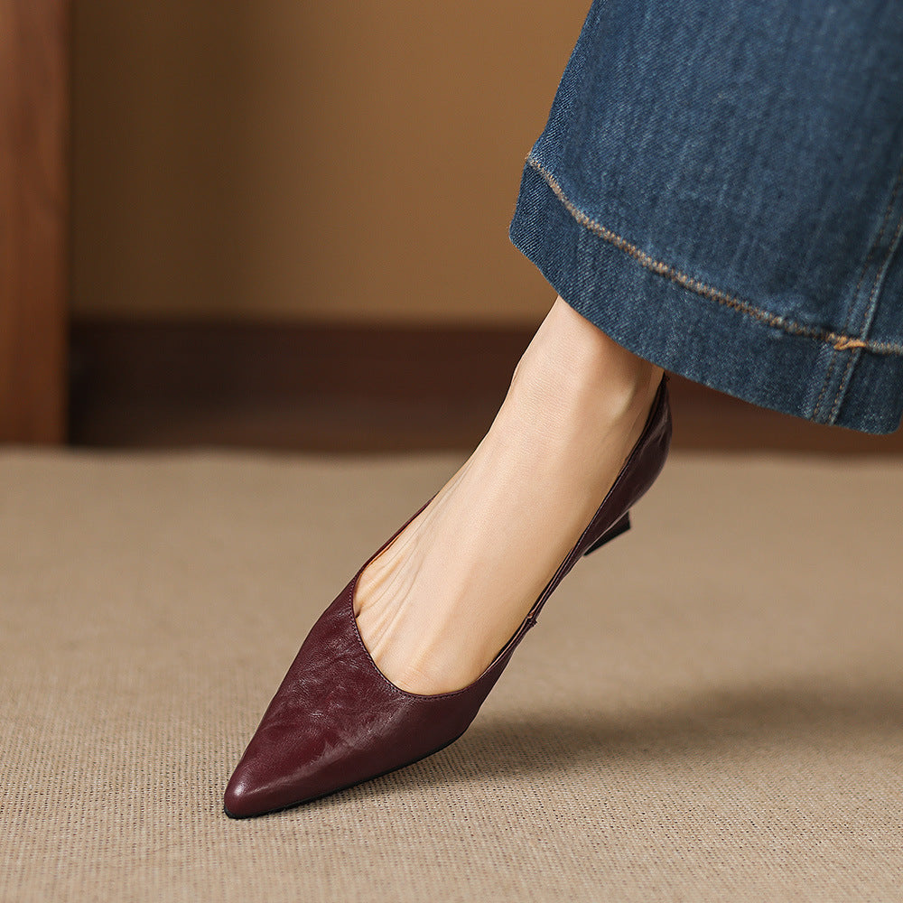 Anna-Berg | Genuine Leather Heels